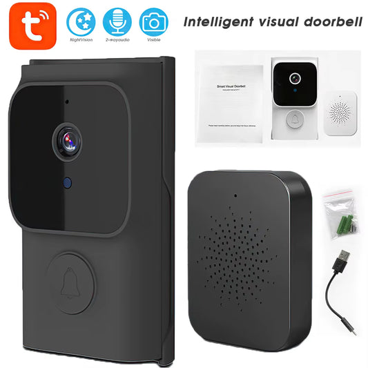 Smart Wireless Video Doorbell with Night Vision & Motion