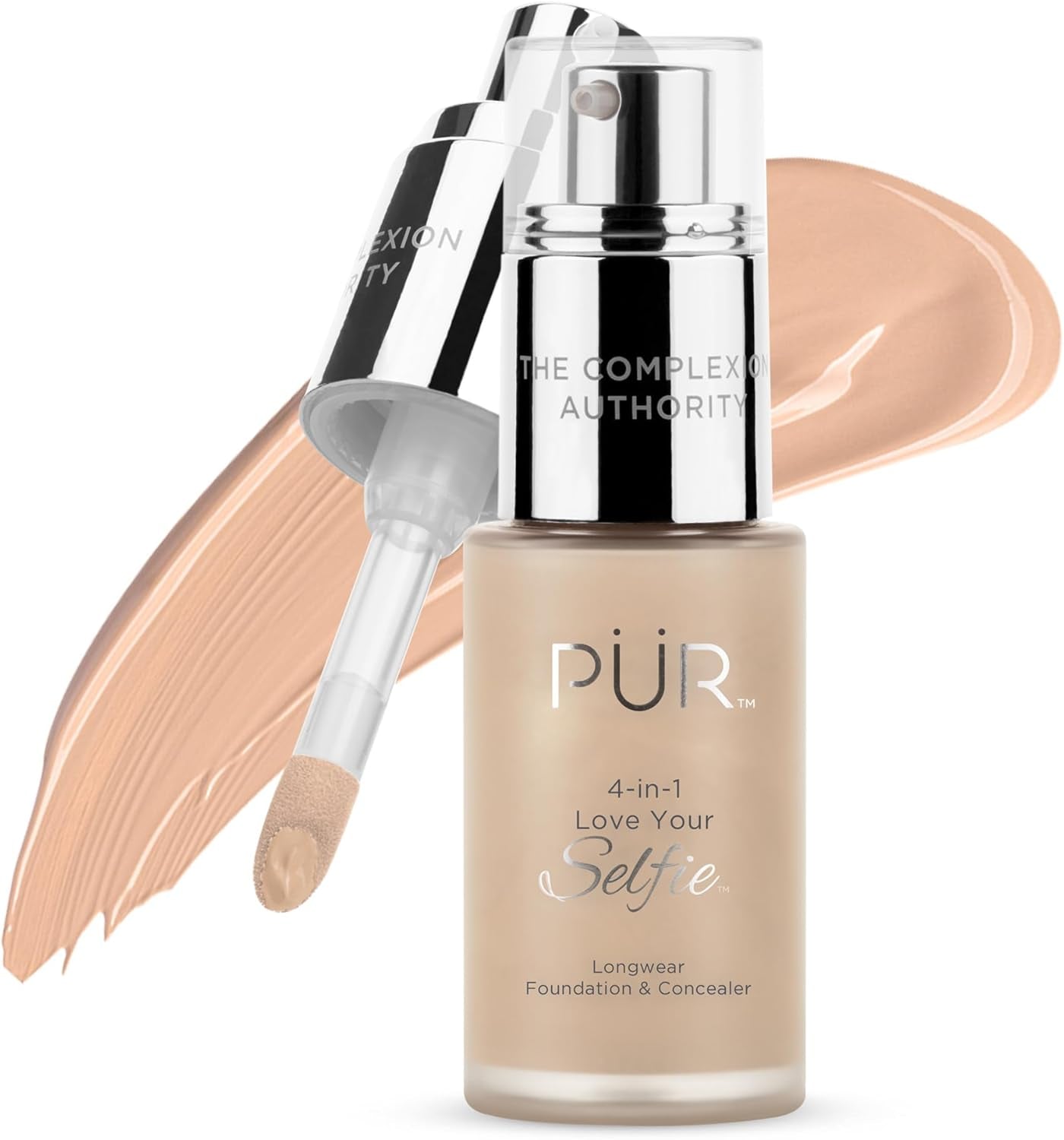 PÜR 4-in-1 Love Your Selfie Foundation & Concealer - MG5 Almond, 30ml