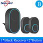 Wireless Outdoor Doorbell with Music Melody & Security Alarm
