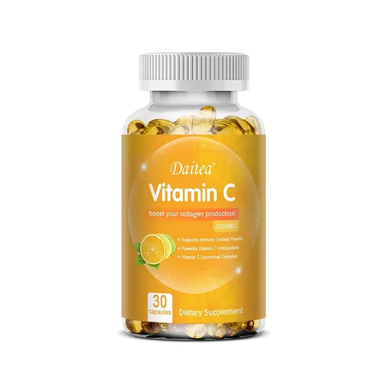 Vitamin C 2000mg, High Absorption, Immune & Collagen Booster
