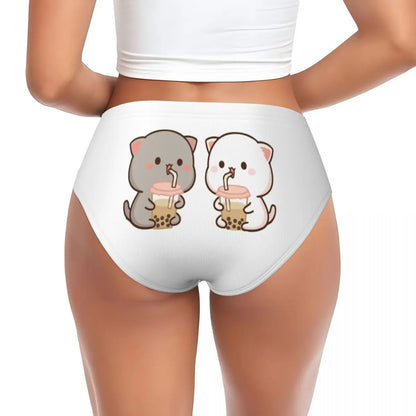 Custom Women’s Mochi Cat Peach & Goma Panties – Cute & Comfortable Briefs