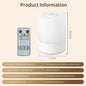 USB LED Touch Night Lamp with Remote, 3 Colors, Rechargeable